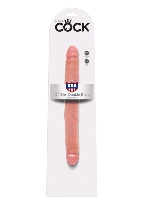 Pipedream Cock 12 Inch Slim Double Light skin tone