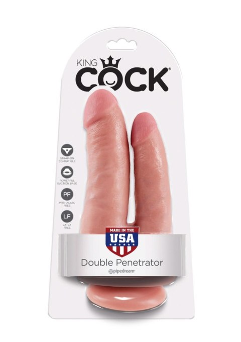 Pipedream Cock Double Penetrator Light skin tone