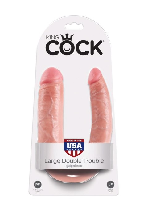 Pipedream Cock U-shape Double Trouble L Light skin tone