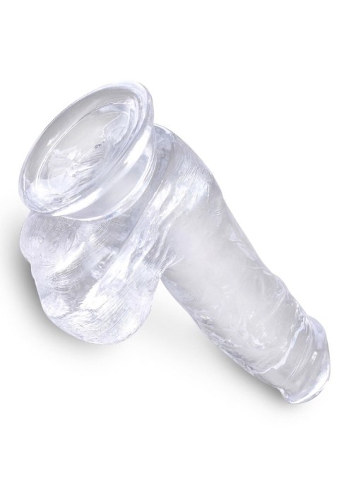 Pipedream King Cock 6 Inch Cock w Balls Transparent