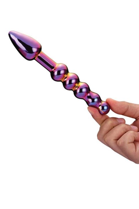 Dream Toys GLAMOUR GLASS RIDGED ANAL DILDO