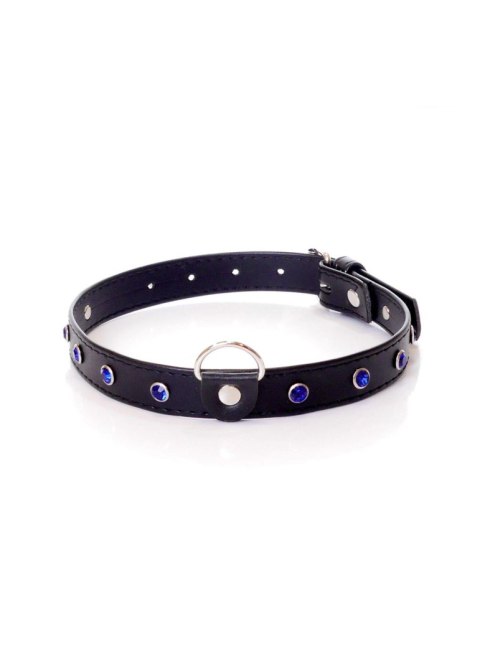 Fetish Boss Series Fetish Boss Series Collar - 2 cm navy blue crystal