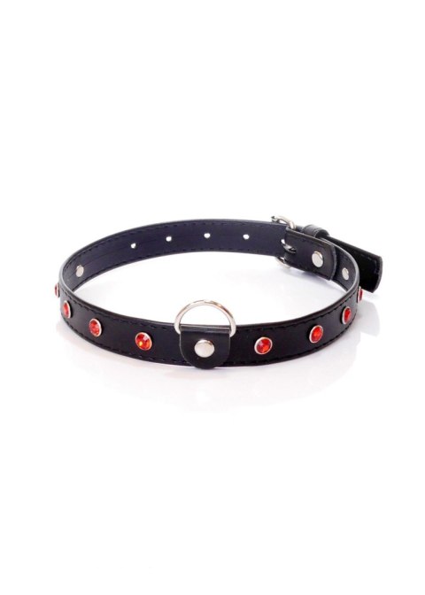 Fetish Boss Series Fetish Boss Series Collar - 2 cm. red crystal