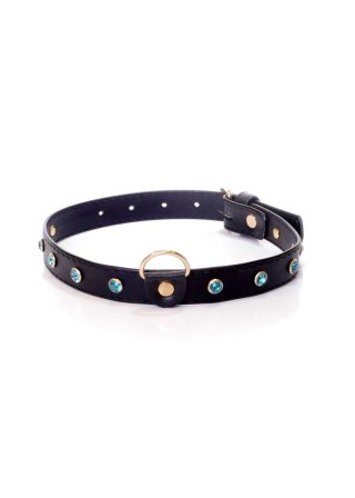 Fetish Boss Series Fetish Boss Series Collar - 2 cm turquoise crystal