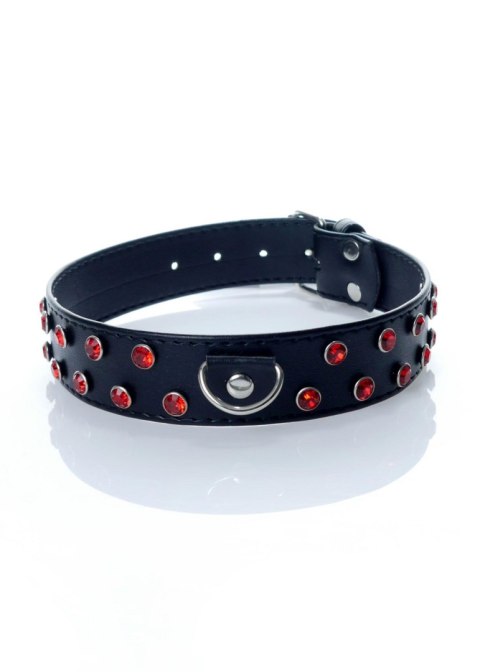 Fetish Boss Series Fetish Boss Series - Collar 3 cm. red crystal