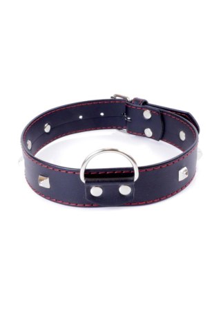 Fetish Boss Series Fetish Boss Series Collar with studs 3 cm Red Line