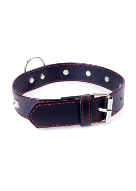 Fetish Boss Series Fetish Boss Series Collar with studs 3 cm Red Line