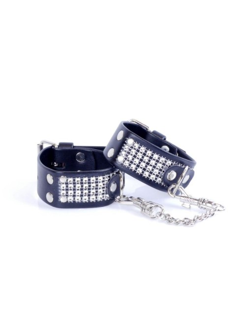 Fetish Boss Series Fetish Boss Series Handcuffs with cristals 3 cm Silver