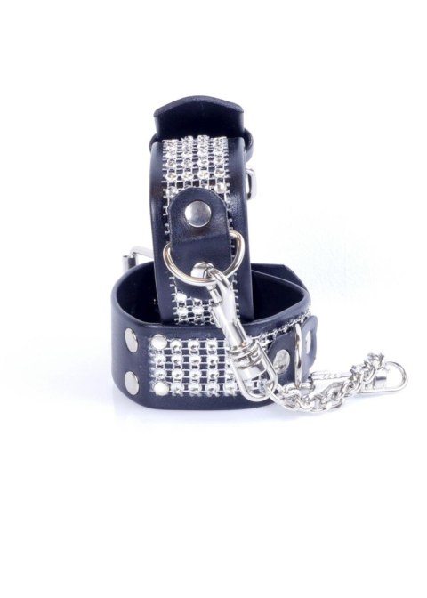 Fetish Boss Series Fetish Boss Series Handcuffs with cristals 3 cm Silver