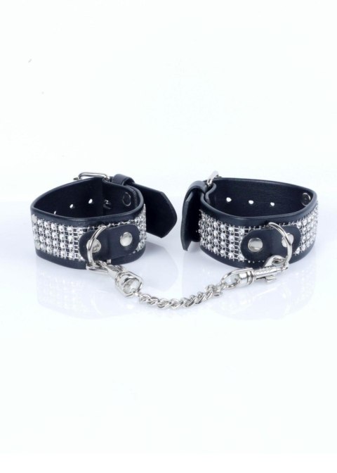 Fetish Boss Series Fetish Boss Series Handcuffs with cristals 3 cm Silver