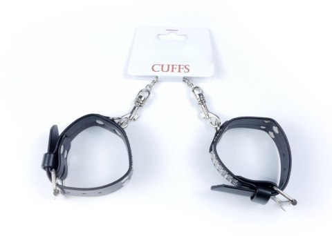 Fetish Boss Series Fetish Boss Series Handcuffs with cristals 3 cm Silver