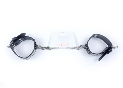 Fetish Boss Series Fetish Boss Series Handcuffs with cristals 3 cm Silver