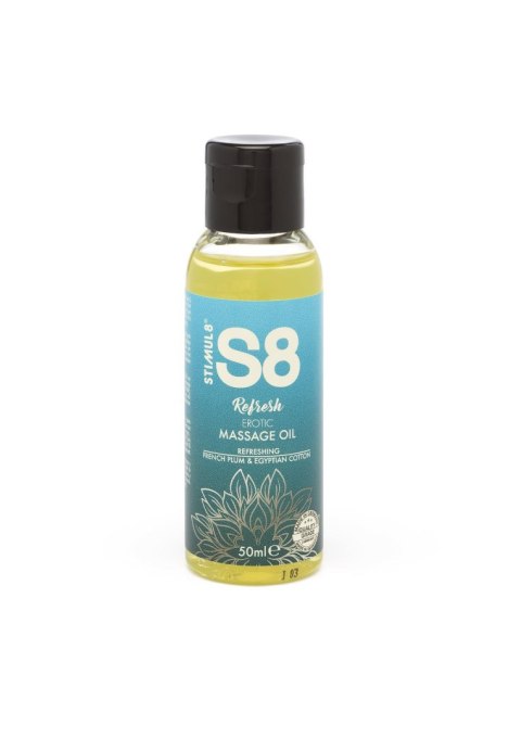 Stimul8 S8 S8 Massage Oil 50ml French Plum & Egyptian Cotton