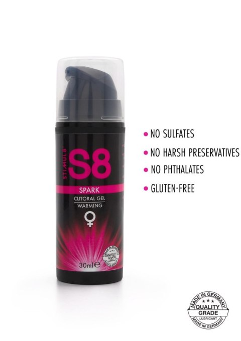 Stimul8 S8 S8 Spark Clitoral Gel 30ml Warming