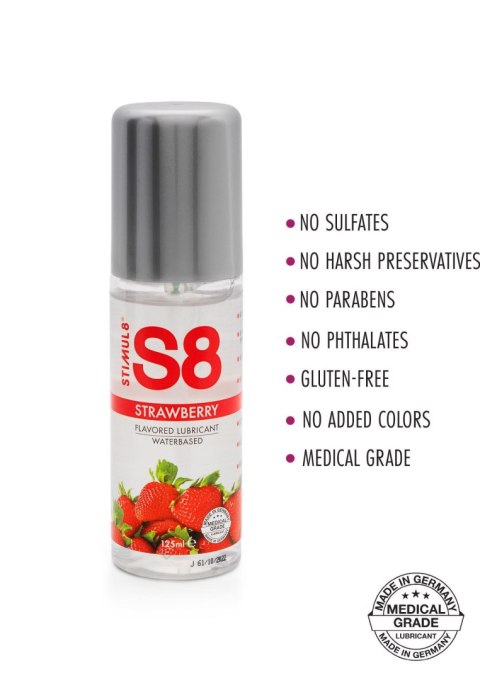 Stimul8 S8 S8 WB Flavored Lube 125ml Strawberry