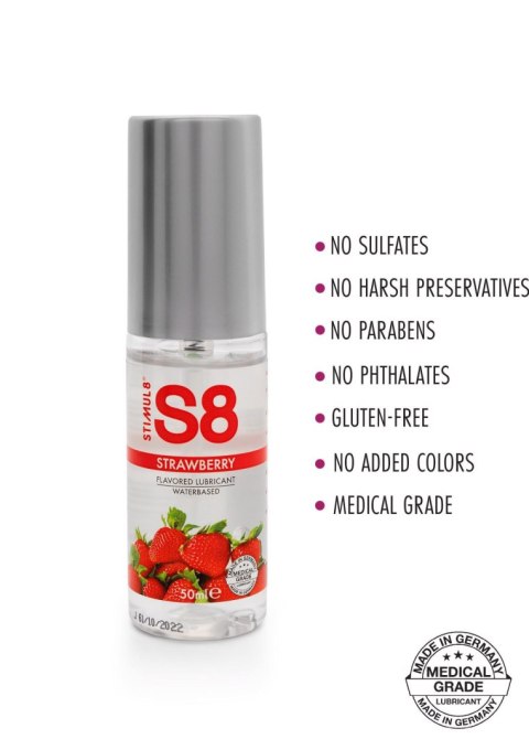 Stimul8 S8 S8 WB Flavored Lube 50ml Strawberry