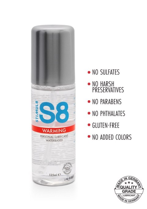 Stimul8 S8 S8 WB Warming Lube 125ml Warming