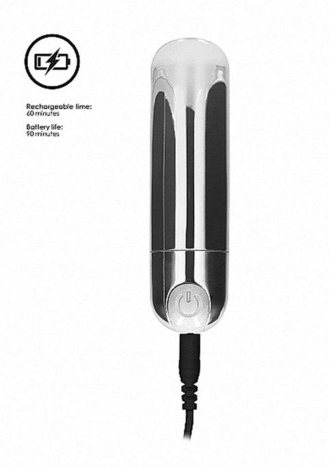 Be Good Tonight 10 Speed Rechargeable Bullet - Silver