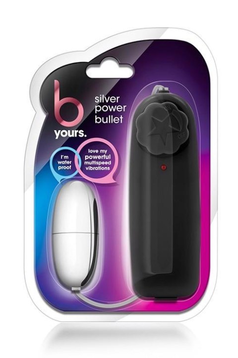 Blush B YOURS SILVER POWER BULLET BLACK