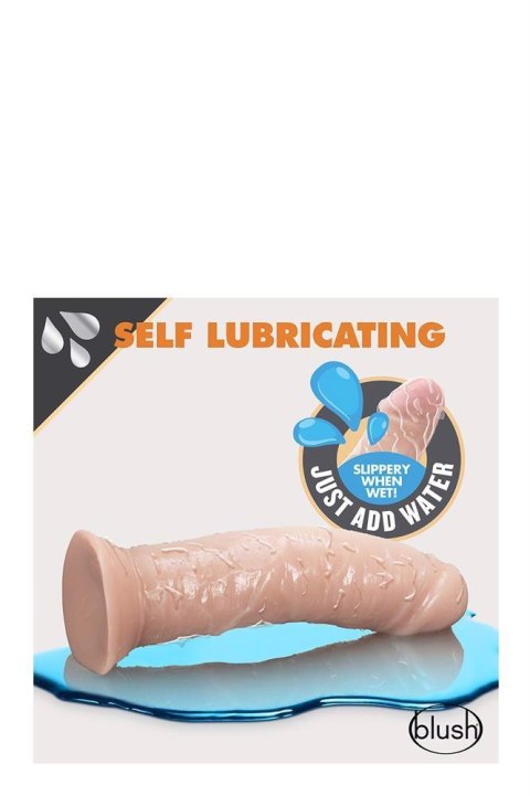 Blush DR. SKIN 8INCH SELF LUBRICATING DILDO