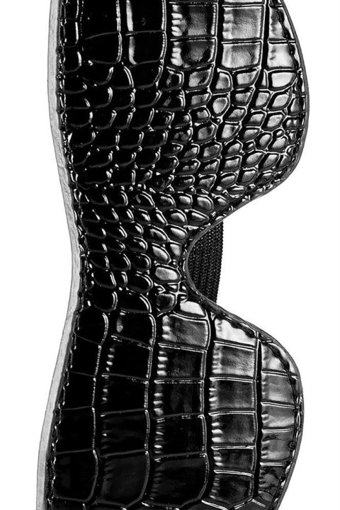 Dream Toys BLAZE BLINDFOLD CROCO BLACK