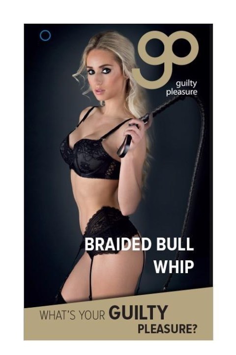 Guilty Pleasure BDSM GP BRAIDED BULL WHIP