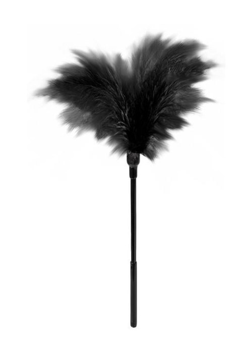 Guilty Pleasure BDSM GP SMALL FEATHER TICKLER BLACK