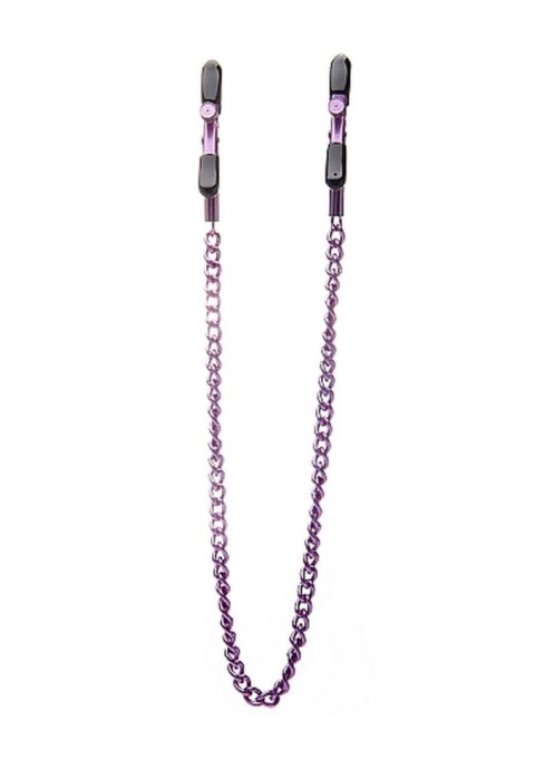 Ouch! Adjustable Nipple Clamps - Purple