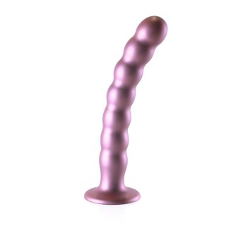 Ouch! Beaded G-Spot Dildo - 8'' / 20,5 cm - Rose Gold