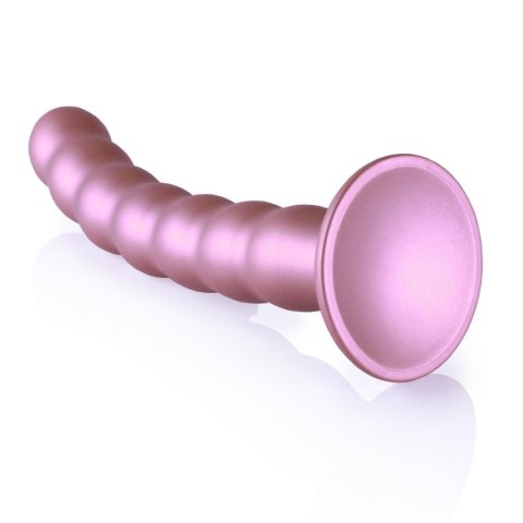 Ouch! Beaded G-Spot Dildo - 8'' / 20,5 cm - Rose Gold