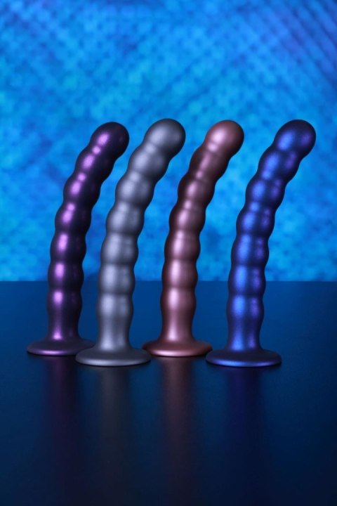 Ouch! Beaded G-Spot Dildo - 8'' / 20,5 cm - Rose Gold