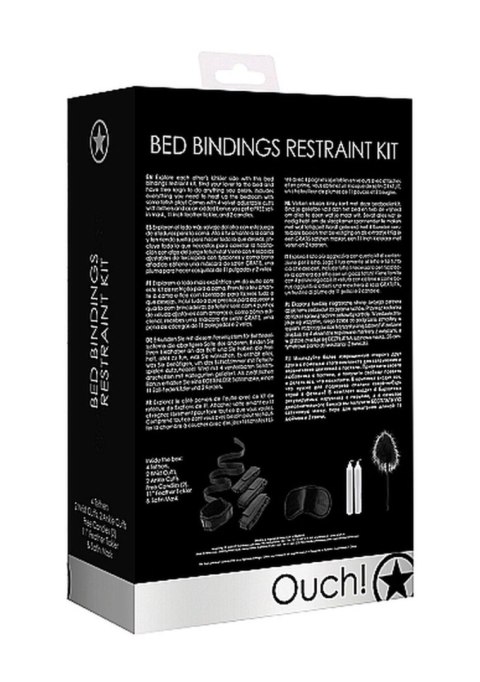 Ouch! Bed Bindings Restraint Kit - Black