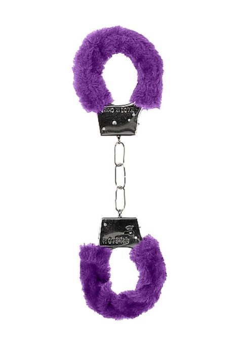 Ouch! Beginner""s Handcuffs Furry - Purple