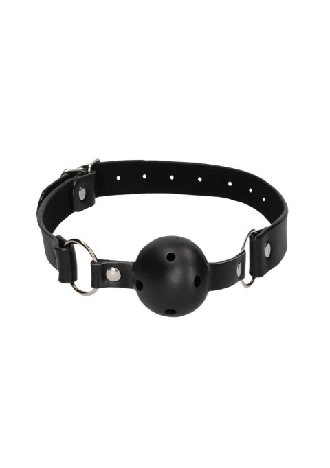 Ouch! Breathable Ball Gag With Nipple Clamps