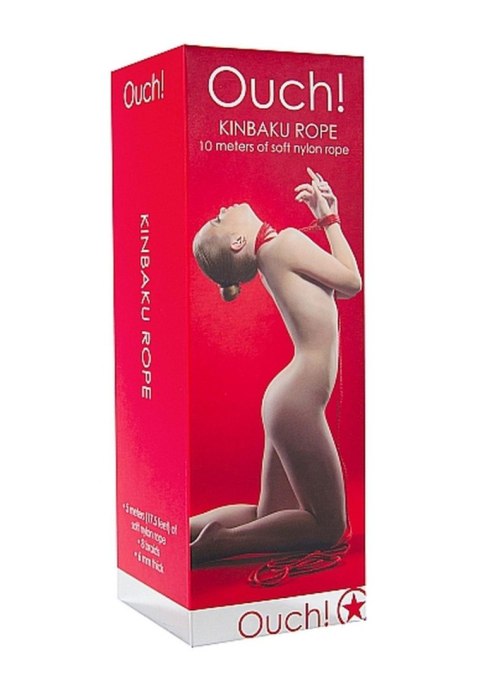 Ouch! Kinbaku Rope - 10m - Red