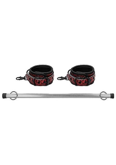 Ouch! Luxury Spreader Bar - Burgundy