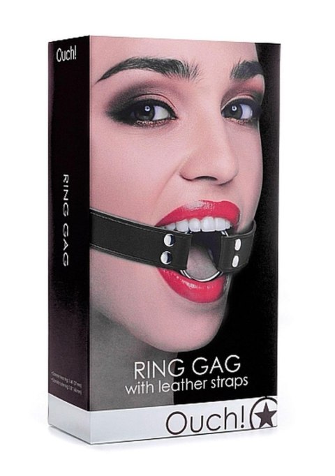 Ouch! Ring Gag - Black