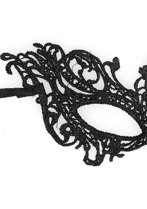 Ouch! Royal Black Lace Mask - Black