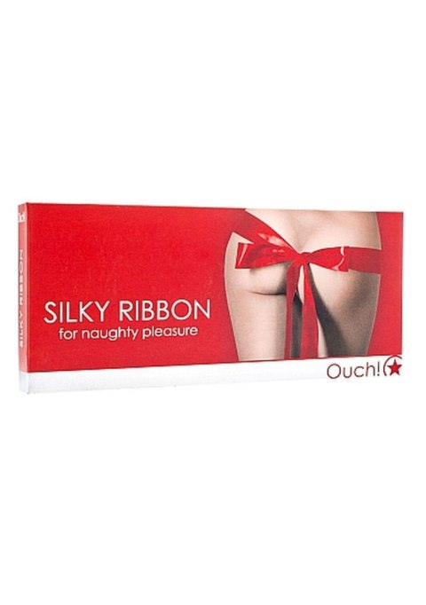 Ouch! Silky Ribbon - Red