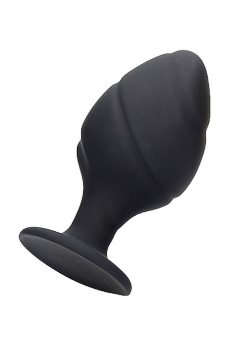 Ouch! Swirled Butt Plug Set - Black