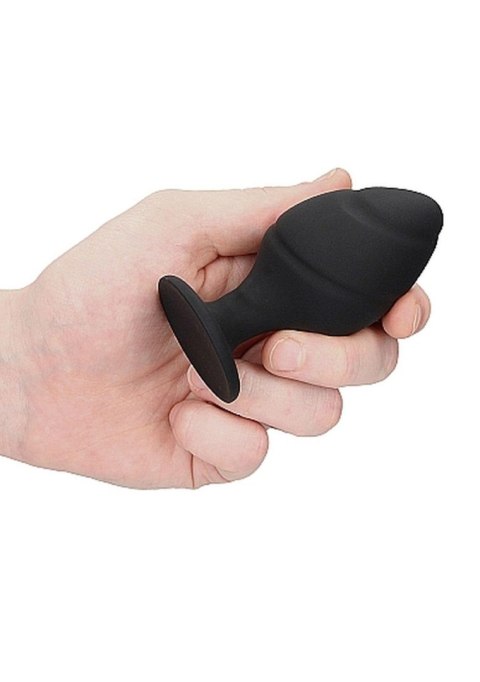 Ouch! Swirled Butt Plug Set - Black