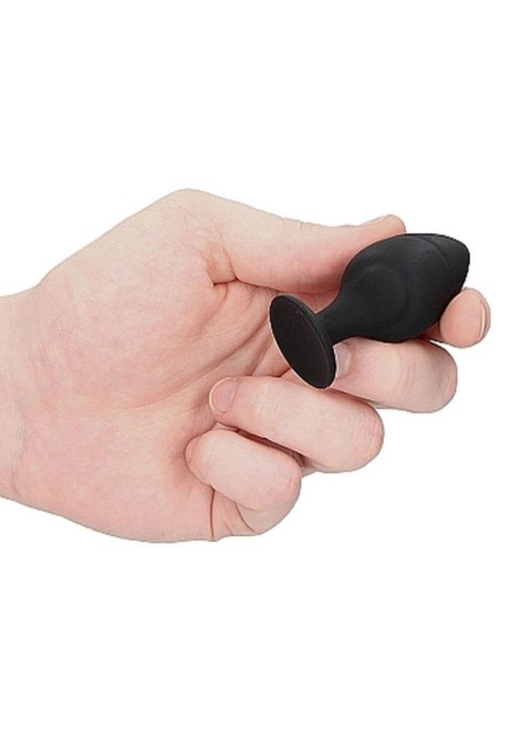 Ouch! Swirled Butt Plug Set - Black