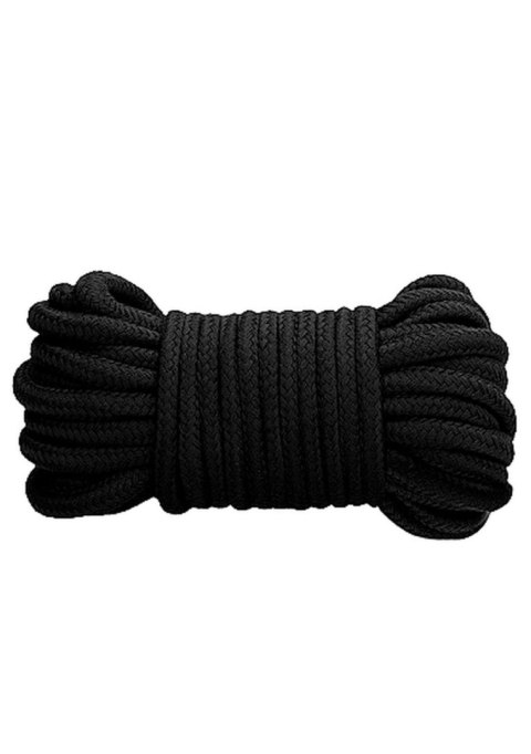 Ouch! Thick Bondage Rope - 10 meter - Black