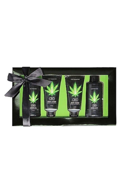 Pharmquests CBD - Bath and Shower - Luxe Gift set - Green Tea Hemp Oil