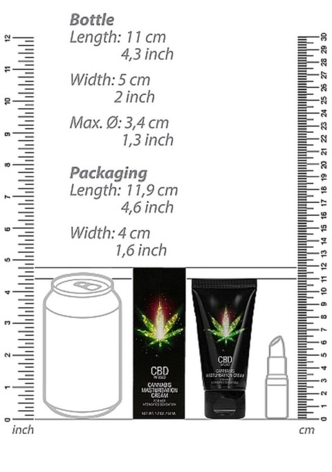 Pharmquests CBD Cannabis Masturbation Cream For Her - 50 ml