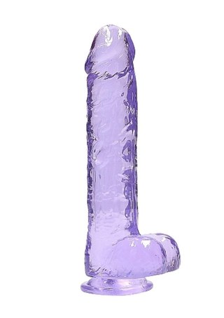 Dildo 23 cm Realistic Dildo With Balls - Purple