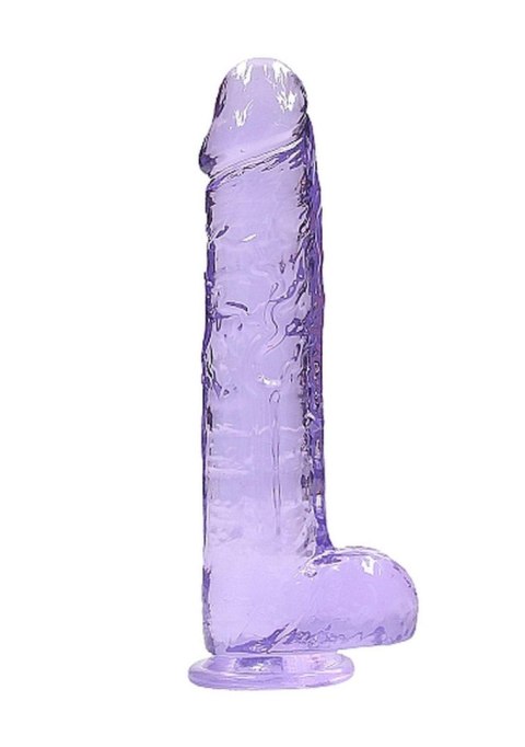 Dildo 23 cm Realistic Dildo With Balls - Purple