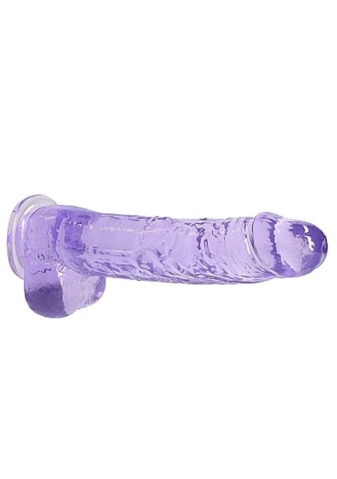 Dildo 23 cm Realistic Dildo With Balls - Purple