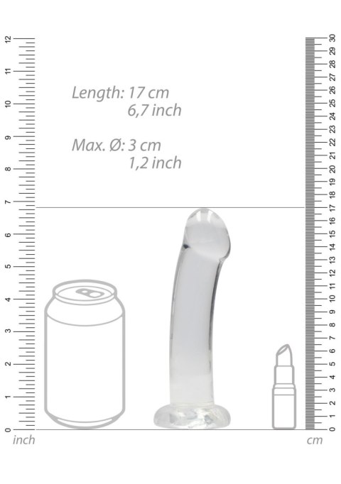 RealRock Non Realistic Dildo with Suction Cup - 6,7""""/ 17 cm