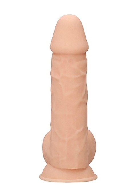 RealRock Silicone Dildo With Balls - 21,6 cm - Flesh